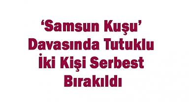 'Samsun Kuşu' Davasında Tutuklu İki Kişi Serbest Bırakıldı