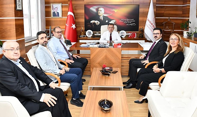 Samsun Mali Müşavirler Odası’ndan İl Sağlık Müdürü Mustafa Uras’a Ziyaret