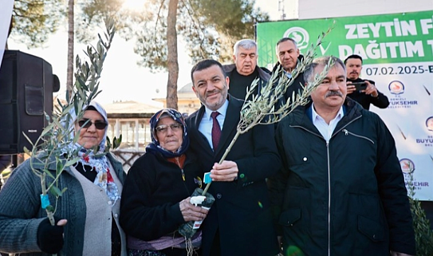 Denizli'de üreticiye 100 bin zeytin fidanı desteği