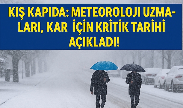Kış Kapıda: Meteoroloji Uzmanları, Kar İçin Kritik Tarihi Açıkladı!