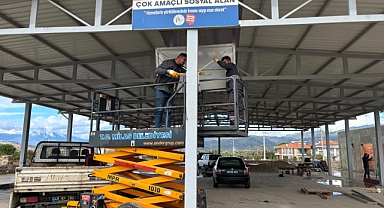 Milas Belediyesi, Basketbol Potası Kurulumlarına Başladı