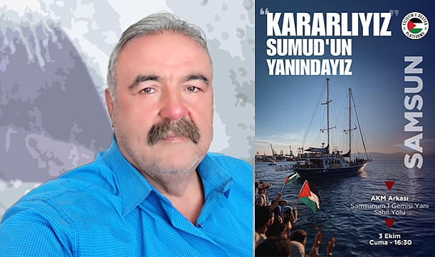Samsun'da Filistin İçin Denizden Destek: Kayıklarla Barış Organizasyonu