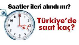 Şu An Türkiye'de Saat Kaç?
