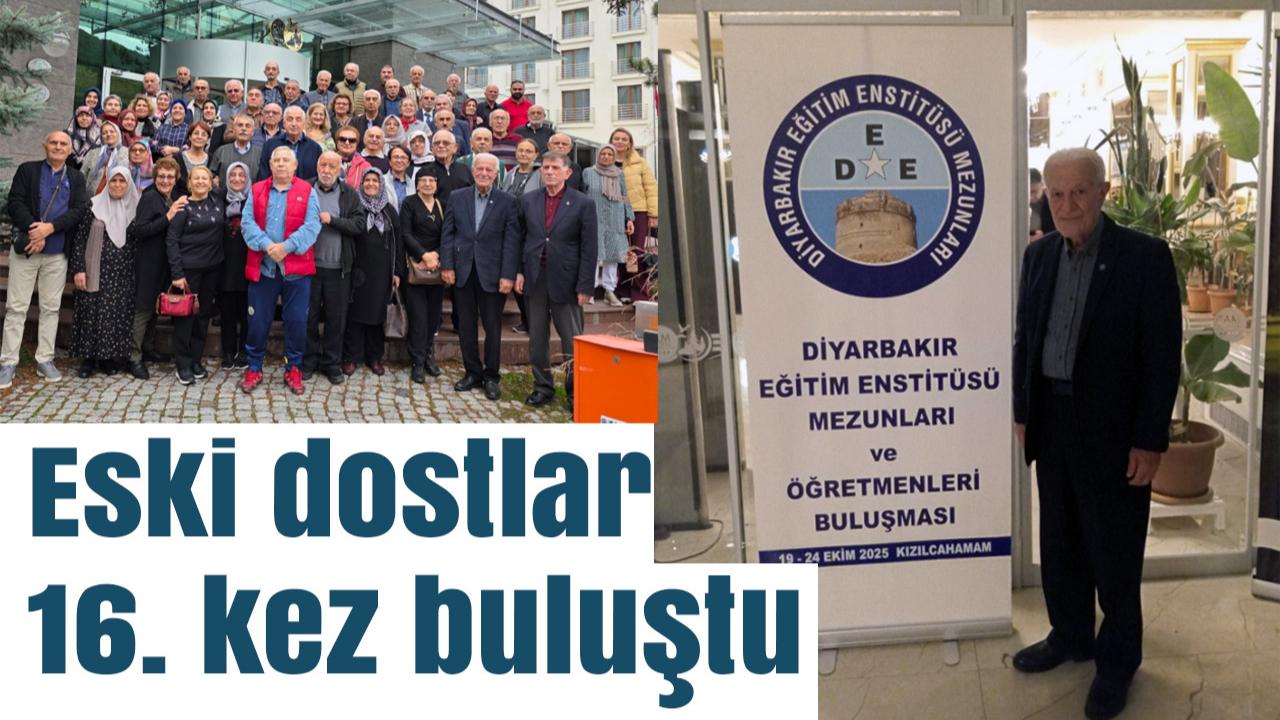 Diyarbakır Eğitim Enstitüsü 1971–1975 mezunları, bu yıl 16’ncı kez bir araya geldi