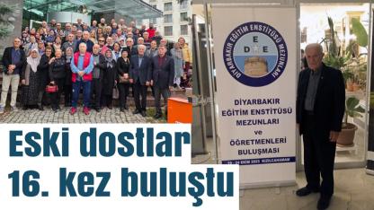 Diyarbakır Eğitim Enstitüsü 1971–1975 mezunları, bu yıl 16’ncı kez bir araya geldi