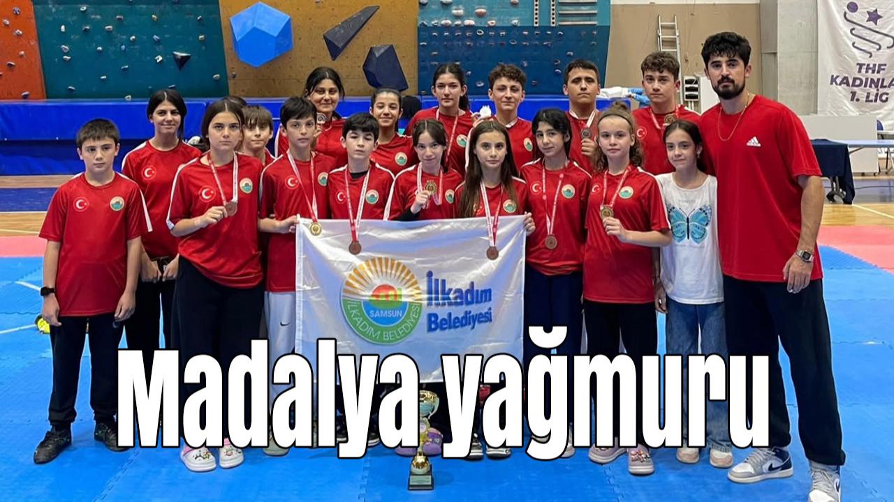 İlkadımlı sporcular başarıya doymuyor