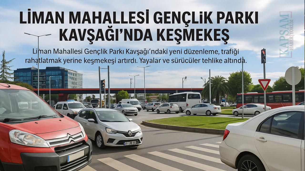 Liman Mahallesi Kavşağı’nda keşmekeş bitmiyor