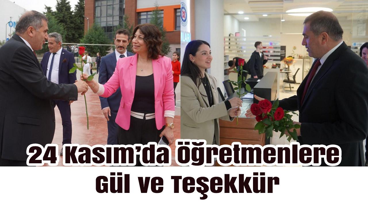 24 Kasım’da Öğretmenlere Gül ve Teşekkür: MHP Samsun’dan Anlamlı Ziyaret