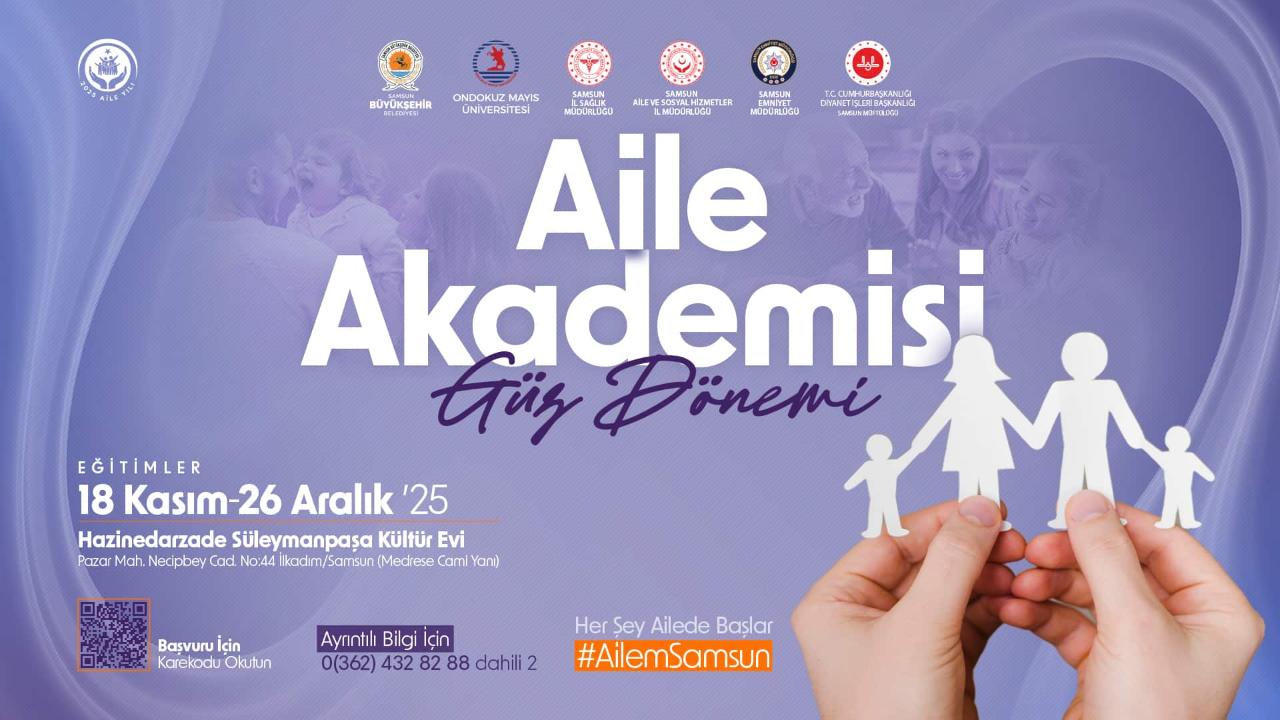 Aile Akademisi Programı Güz Dönemi Başvuruları Başladı