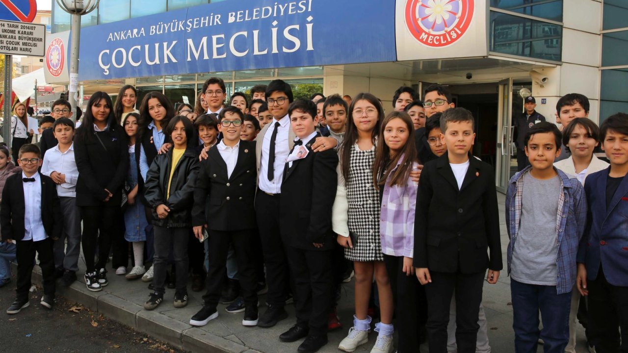 Ankara’nın çocukları meclis başkanını seçti