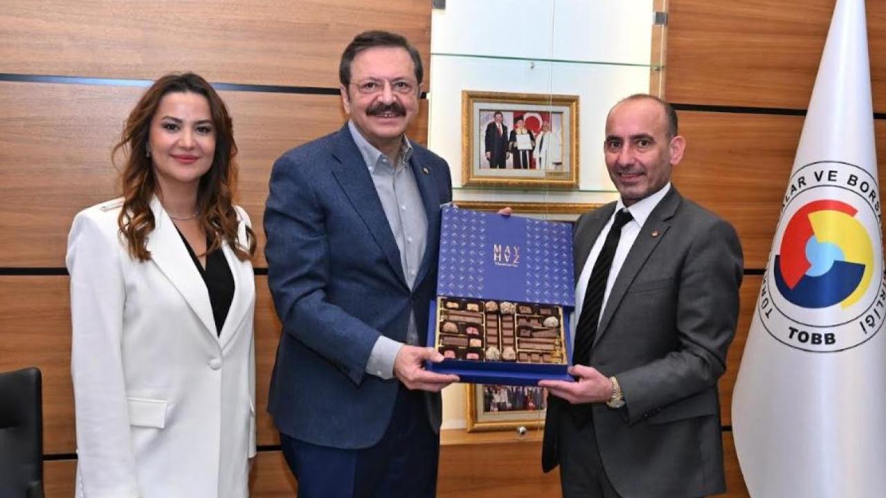 Çarşamba TSO heyetinden TOBB Başkanı Hisarcıklıoğlu’na özel ziyaret