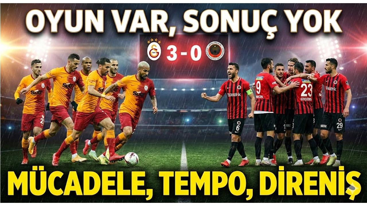 Galatasaray–Gençlerbirliği Maçı: Oyun Var, Sonuç Yok