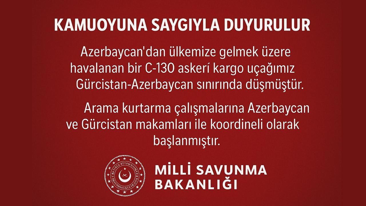 Gürcistan’da Askerî Uçak Kazası