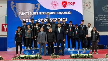 Güreşçiler Ankara’dan Üçüncülükle Döndü