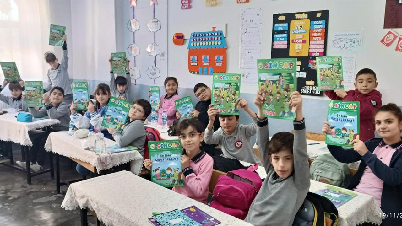 Havza Merkez İlkokulu’nda Öğrencilerden Çevre-Doğa Okuryazarlığı Etkinliği