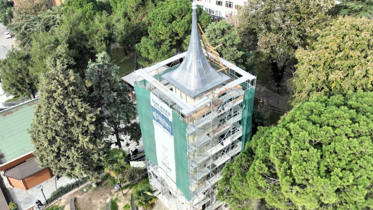 Kocaeli Büyükşehir'den tarihi kuleye dokunuş