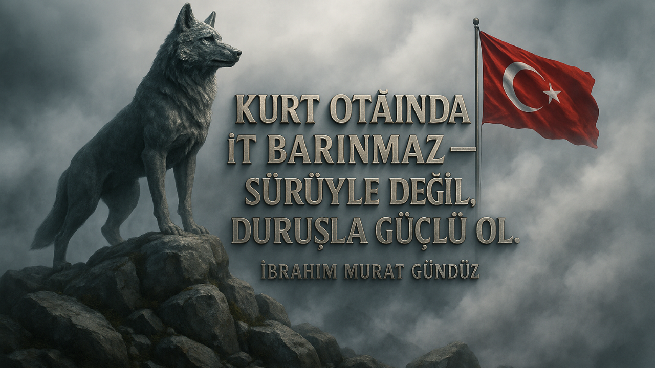 “Kurt otağında it barınmaz” – İbrahim Murat Gündüz’ün hak, adalet ve töre çıkışı