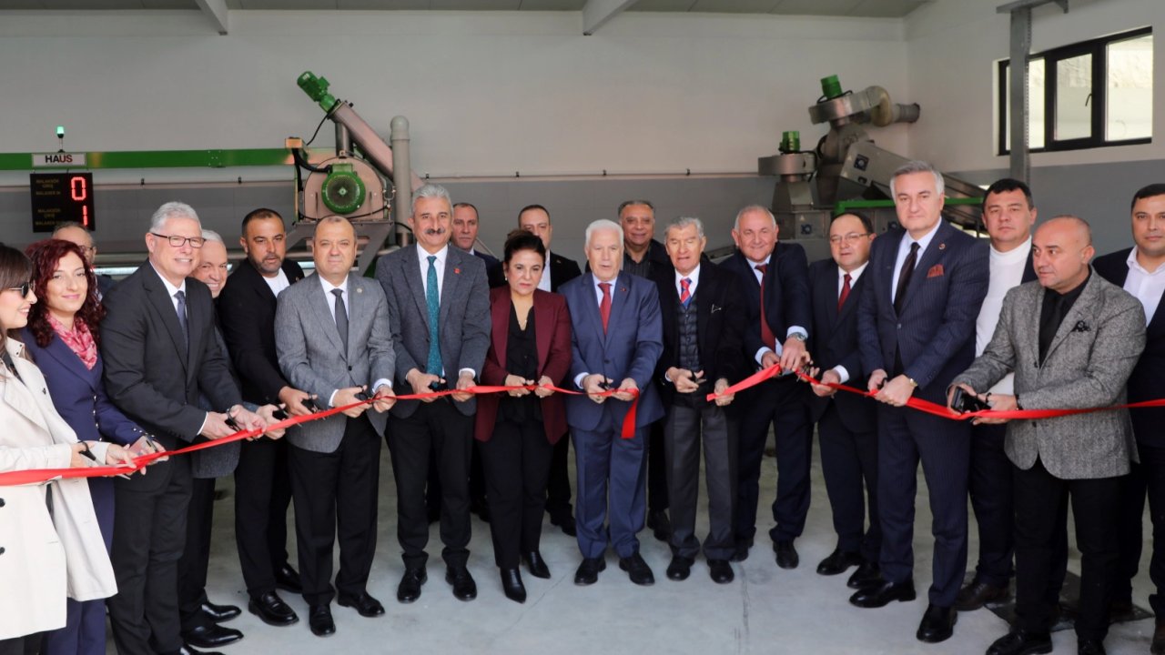 Mudanya'da 'imece modeli' ile zeytinyağı fabrikası açıldı