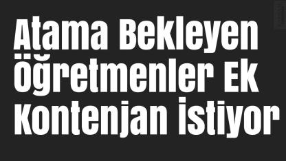 Öğretmenler 24 Kasım’da Haklarını ve Saygınlıklarını Talep Ediyor