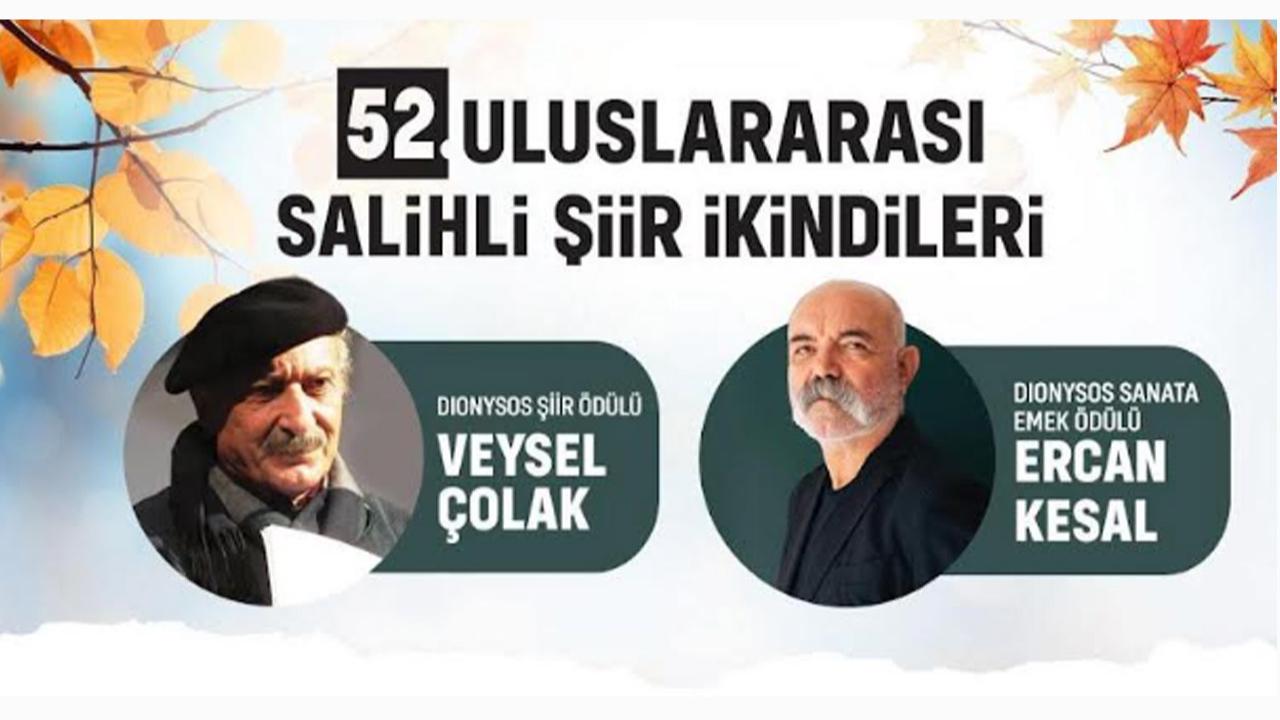 Salihli'de şiir dolu bir gün: 52. Şiir İkindileri başlıyor