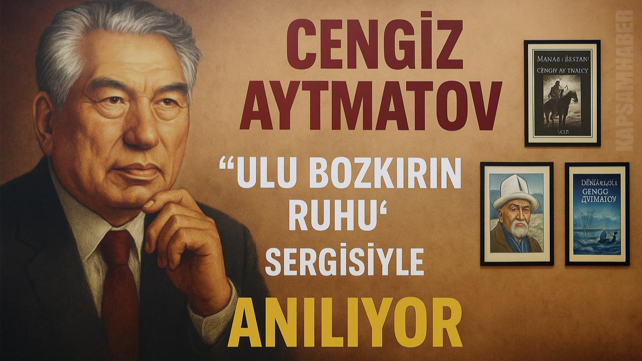 ‘Ulu Bozkırın Ruhu’ Sergisiyle Cengiz Aytmatov Anılıyor