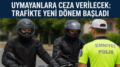 Uymayanlara ceza verilecek: Trafikte yeni dönem başladı
