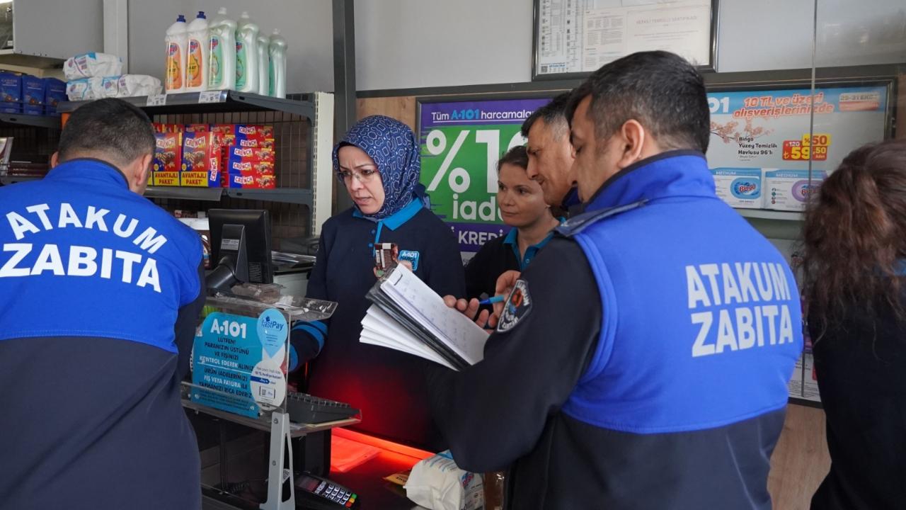 Atakum’da Market ve Fırınlarda Gıda Denetimleri Sıklaştı