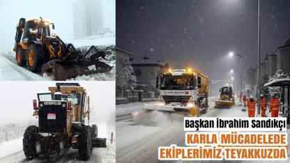 Canik Belediyesi'nden Karla Etkin Mücadele: Ekipler Sahada, Yollar Açık!