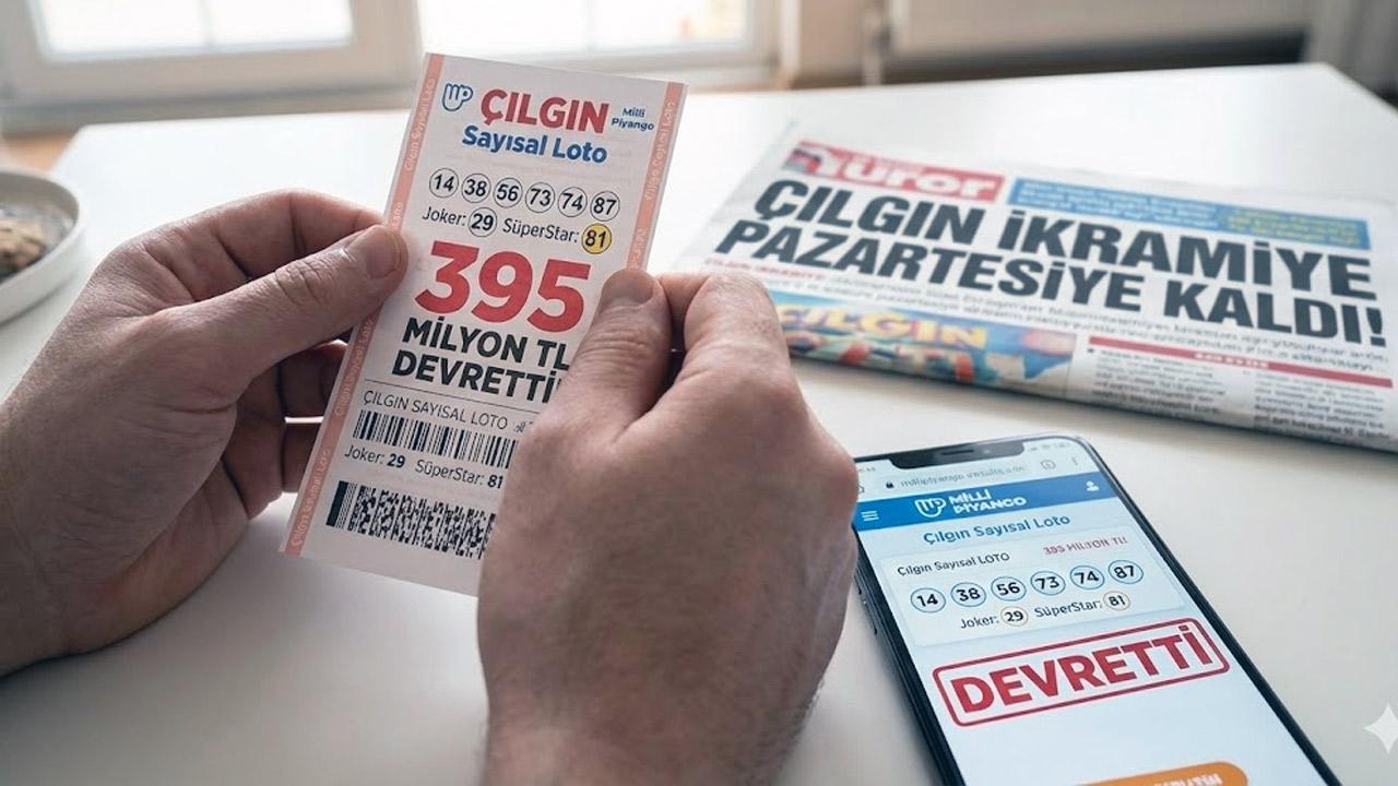 ÇILGIN SAYISAL LOTO’DA NEFES KESEN GECE: 395 Milyon TL Devretti!