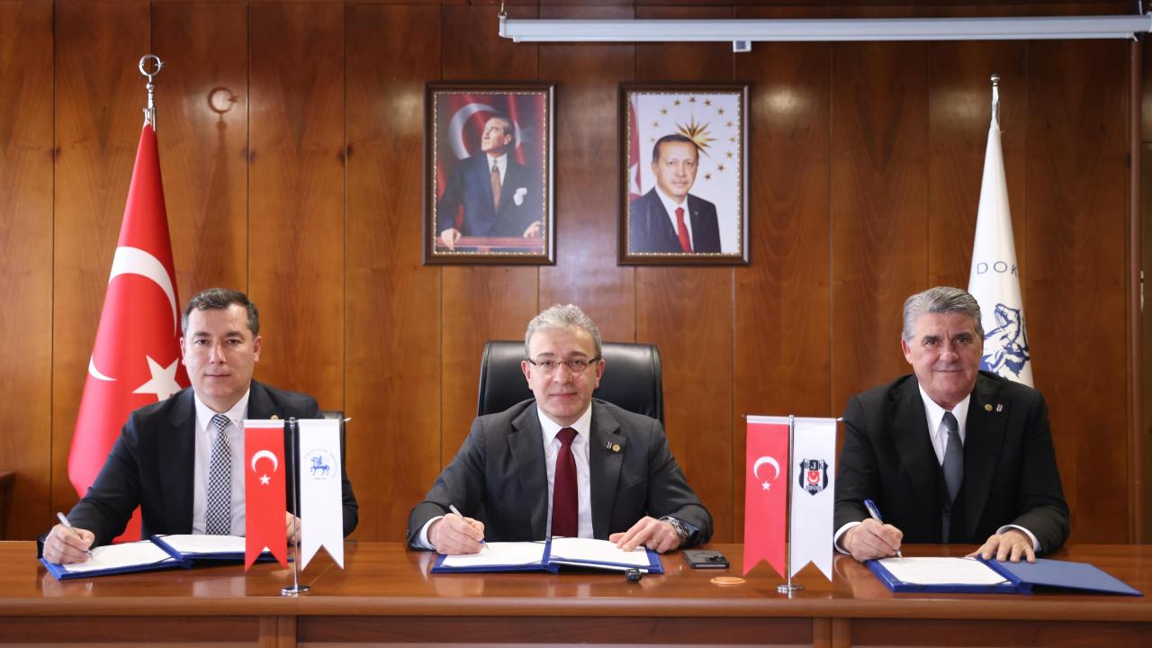 DEÜ ile Beşiktaş arasında iş birliği ve pilot takım protokolü