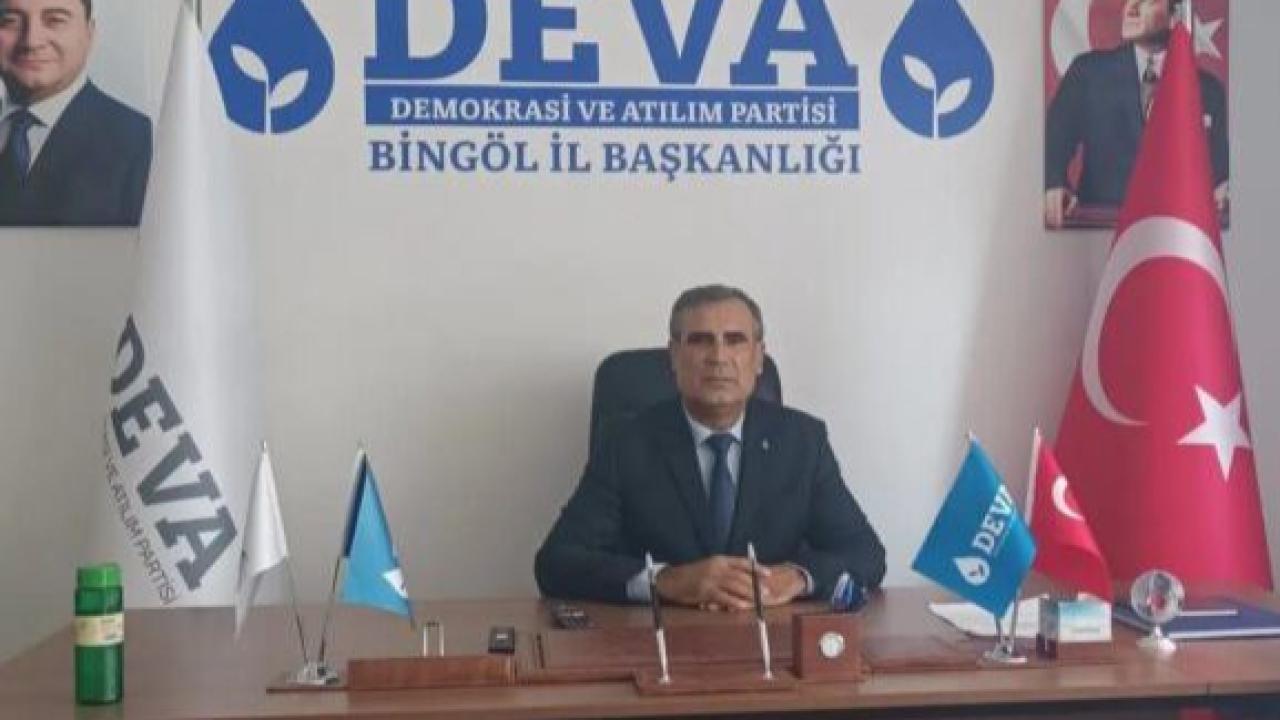 DEVA Partisi’nden 12 Aralık Çıkışı: 'Bingöl Kimsenin Arka Bahçesi Değildir'