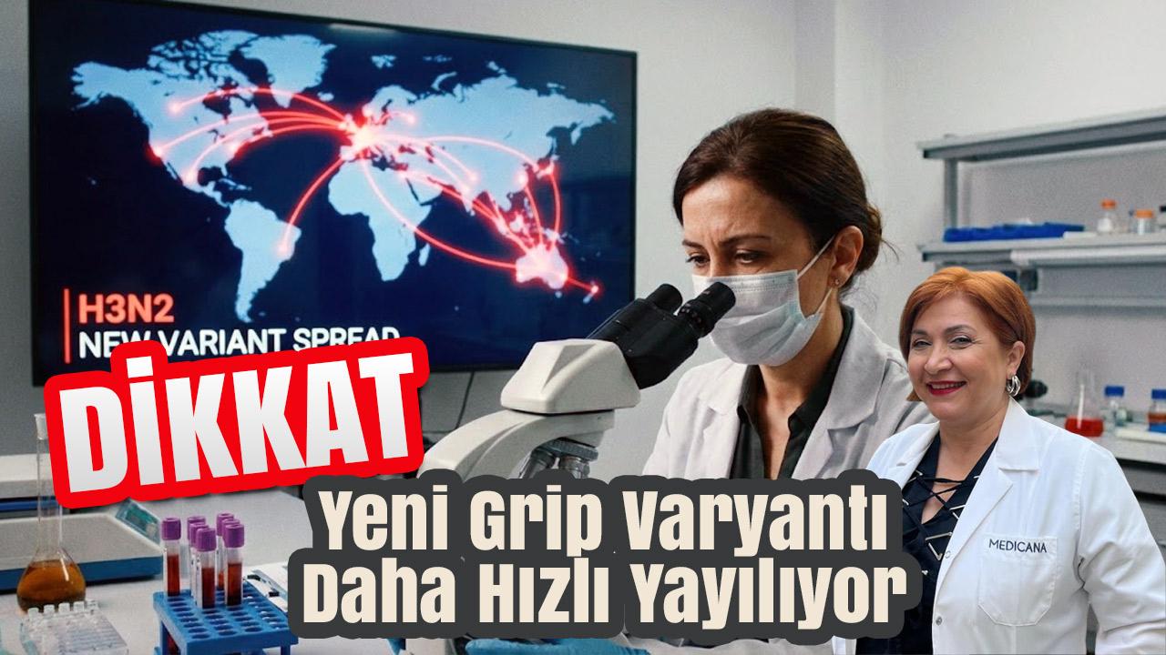 DİKKAT! YENİ GRİP VARYANTI HIZLA YAYILIYOR: H3N2 MUTASYONA UĞRADI