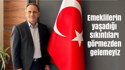 Ecevit Keleş Sakarya’da emeklilerin basın açıklamasına katıldı