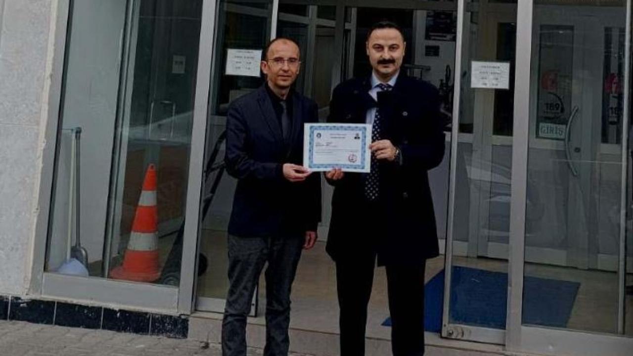 Havza Kaymakamı Ayvat’tan Vergi Dairesi’ne Moral Ziyareti: Müdür Vekili Şişli’ye Başarı Belgesi