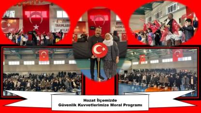 Hozat’ta güvenlik kuvvetlerine moral programı
