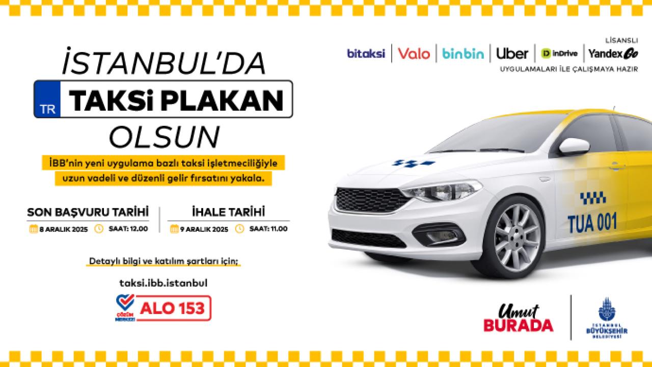 İBB, taksi sorununa dijital modelle çözüm arıyor