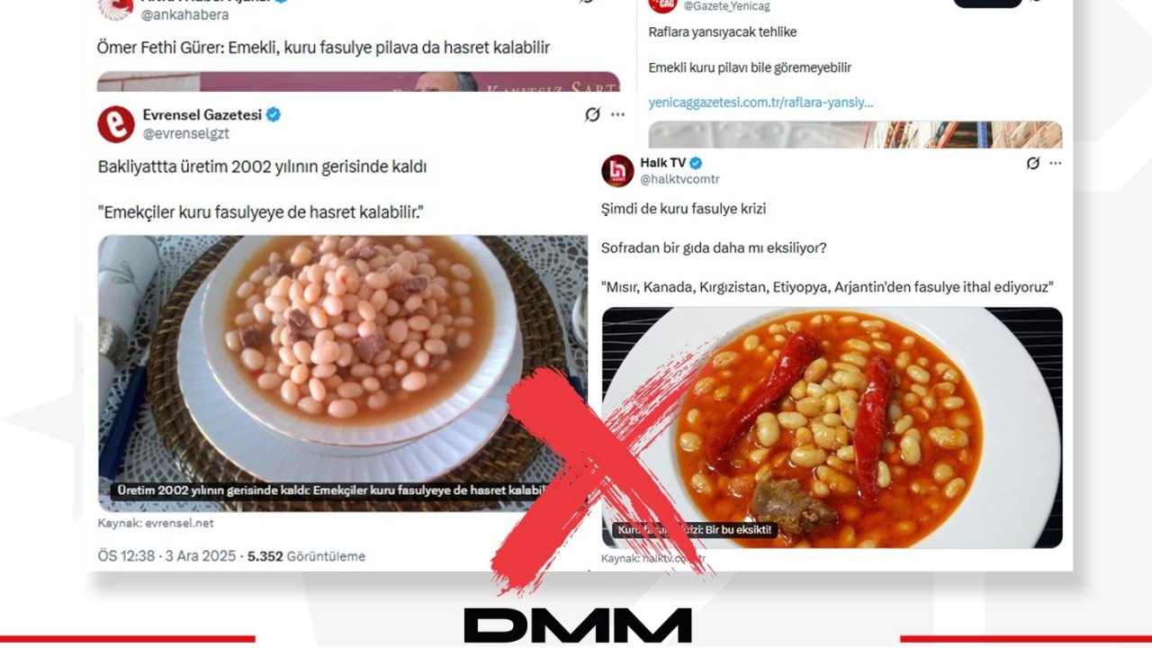 “Kuru fasulye krizi” iddialarına yalanlama