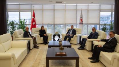 ÖSYM Başkanı Ersoy’dan OMÜ Rektörü Aydın’a Ziyaret