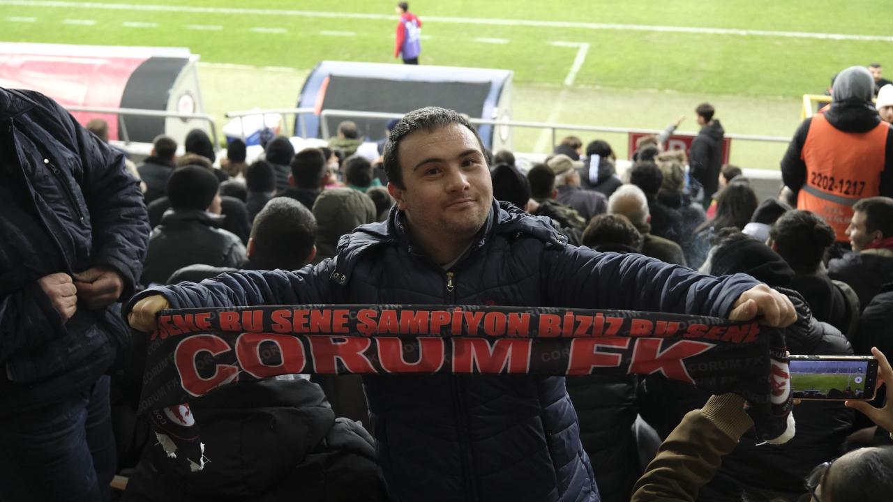 Özel Bireyler Çorum FK Maçı’ndaydı