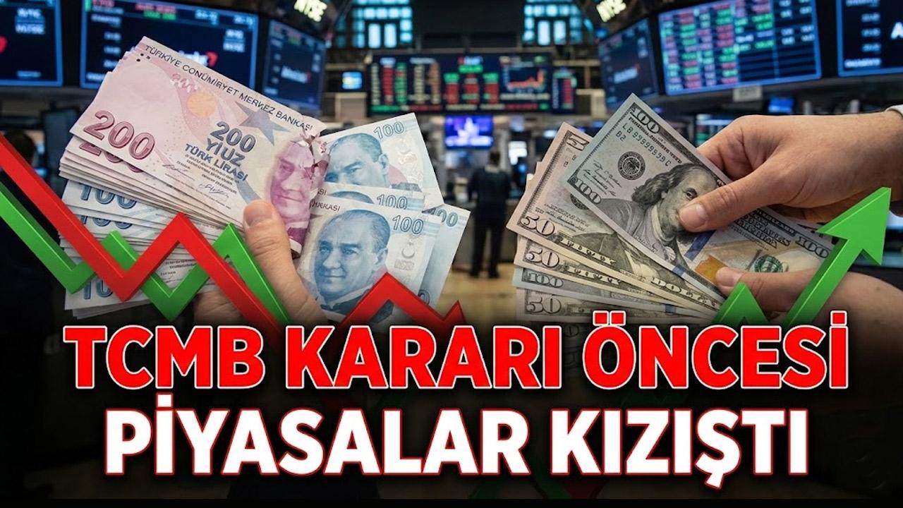 TCMB faiz kararı öncesi döviz ve altın piyasasında dalgalanma — ekonomi piyasalarından genel görünüm.