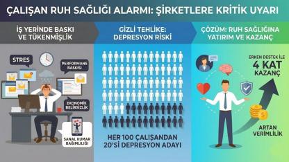 TÜKENMİŞLİK ALARMI: RUH SAĞLIĞI YATIRIMI 4 KAT KAZANDIRIYOR