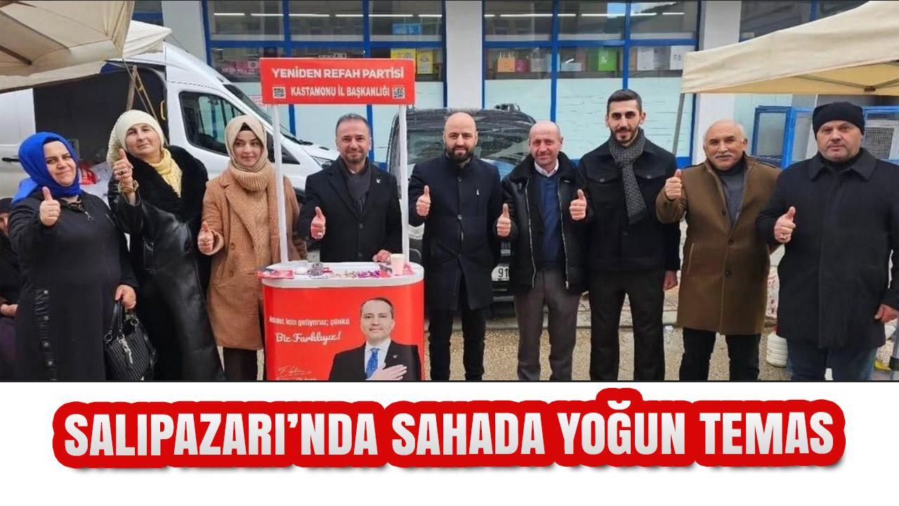 Kastamonu’da 'Anadolu Buluşmaları' Rüzgarı: Yeniden Refah İl Başkanı Akif Güzel Salıpazarı’na İndi