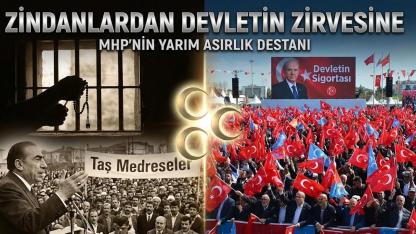 "Zindanlardan Devletin Zirvesine: MHP’nin Yarım Asırlık ‘Çile’ ve ‘Onur’ Destanı