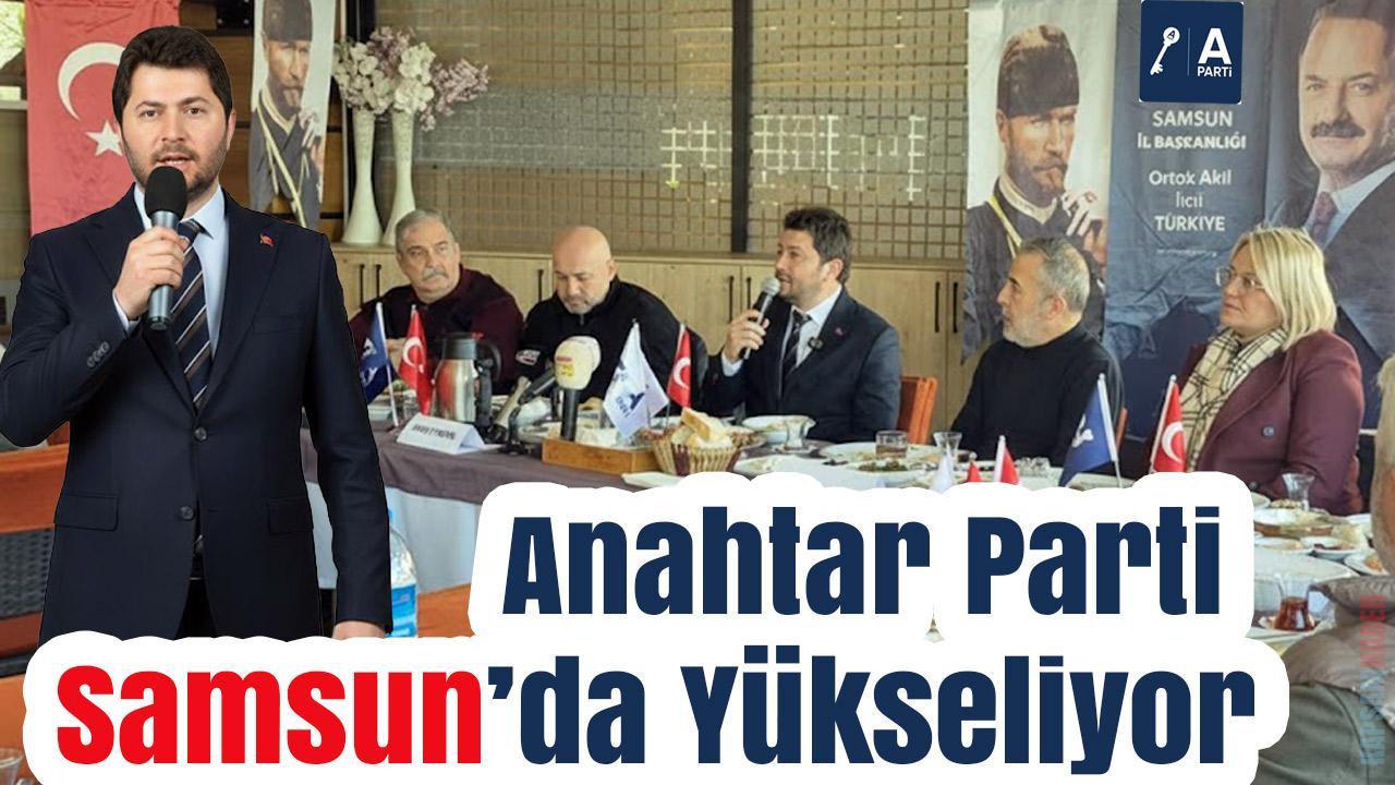 Anahtar Parti Samsun’da Güç Gösterisi: Oy Oranı %6,9’a Dayandı
