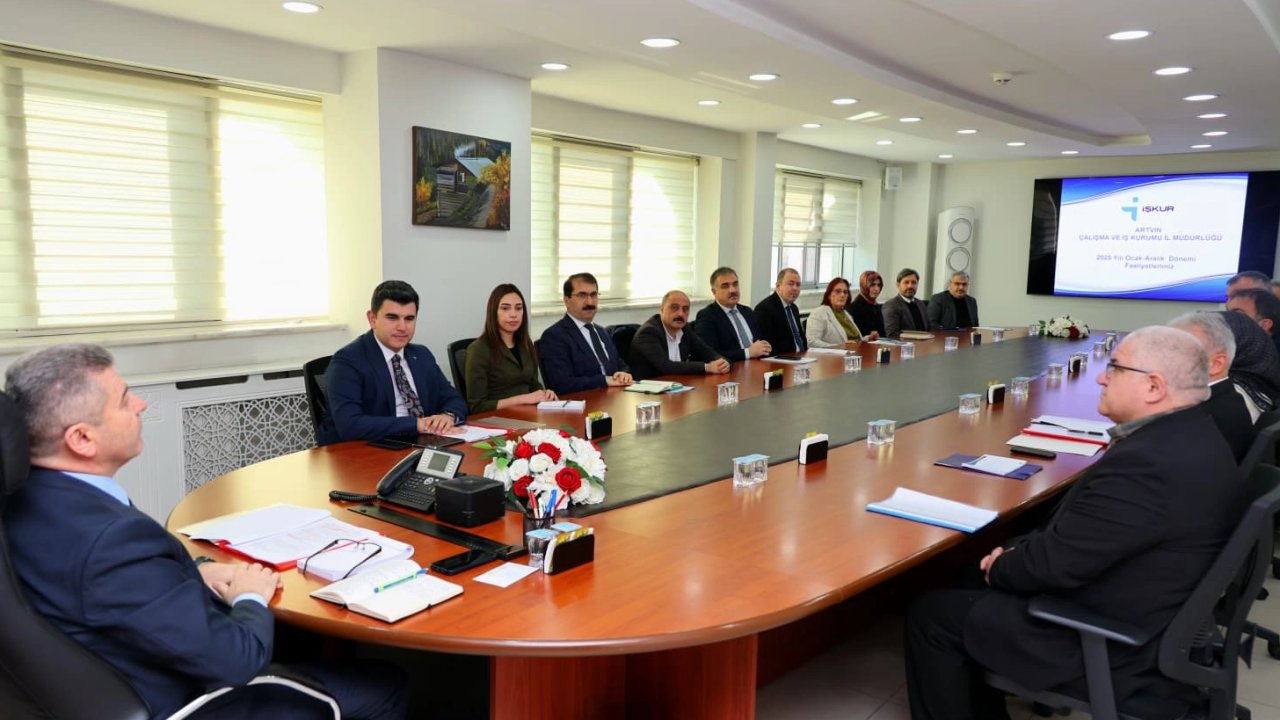 Artvin’de İl İstihdam ve Mesleki Eğitim Kurulu Toplandı