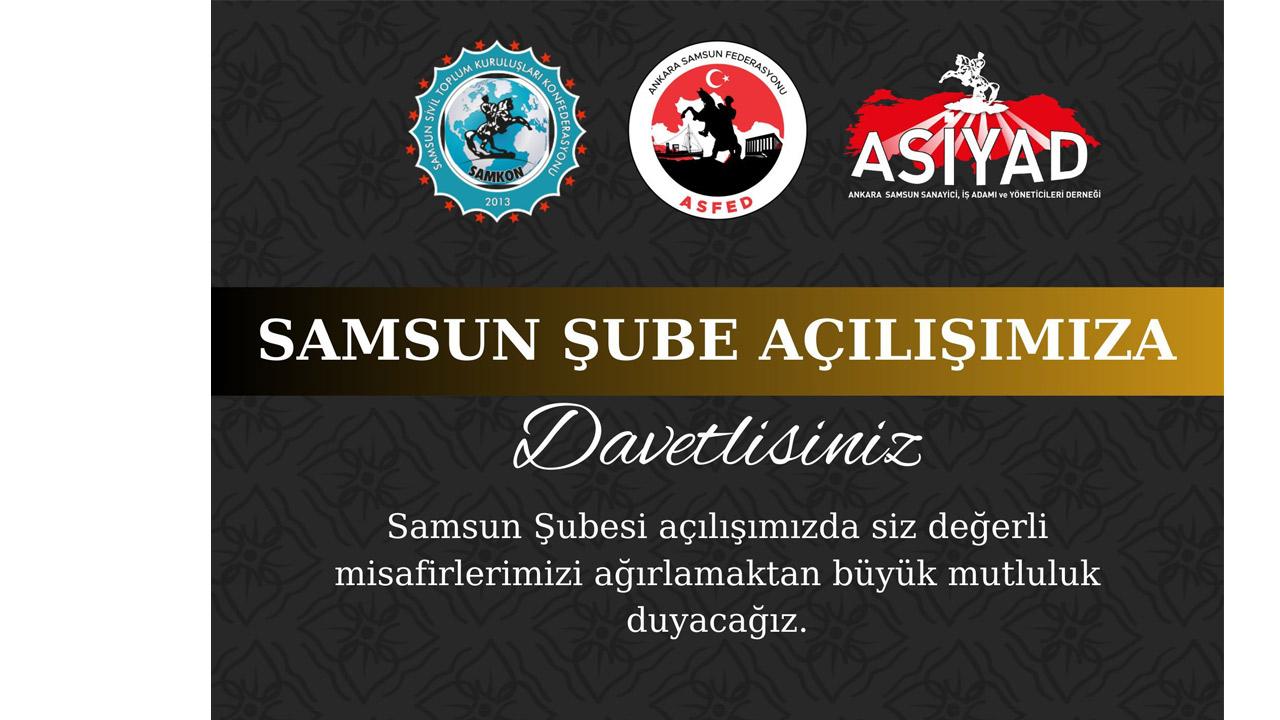ASFED Samsun İl Şubesi 1 Şubat’ta Açılıyor