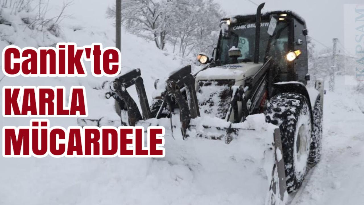 Başkan Sandıkçı'dan Yerinde Takip: Canik'te 7/24 Karla Mücadele