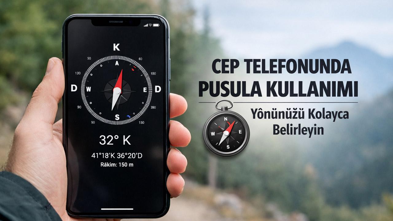 Cep Telefonunda Pusula Kullanımı: Telefonda Yön Nasıl Bulunur?