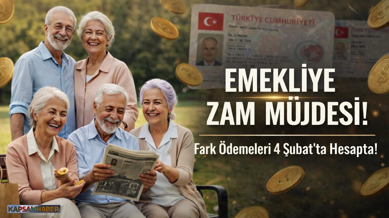 MÜJDE GELDİ: Emekli Zam Farklarının Yatacağı Tarih Belli Oldu! Kuruşu Kuruşuna Hesaplandı...