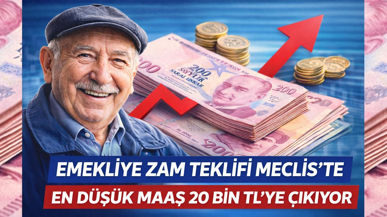 En Düşük Emekli Maaşı 20 Bin TL’ye Yükseliyor: Meclis’te Kritik Adım